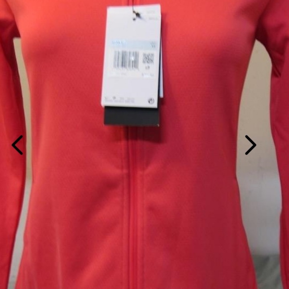 NWT Nike Dri-Fit women's coral jacket-size XS - Picture 4 of 9